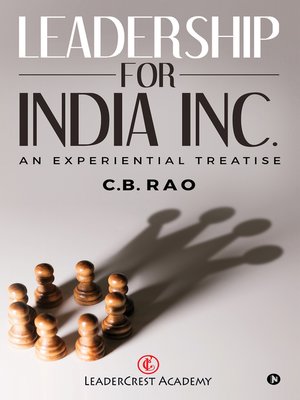 cover image of Leadership for India Inc.